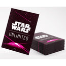 Gamegenic Star Wars Unlimited Art Sleeves - Card Back Magenta