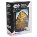 Gamegenic Star Wars Unlimited Premium Art Sleeves - Jabba the Hutt 66mmx92mm 62 Sleeves Per Pack