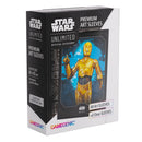 Gamegenic Star Wars Unlimited Premium Art Sleeves -C-3PO 66mmx92mm 62 Sleeves Per Pack
