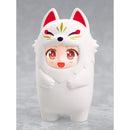 Good Smile Company Nendoroid More Kigurumi Face Parts Case White Kitsune Figurine