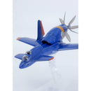 Royal Space Force The Wings of Honneamis Honneamise Oukoku Air Force Fighter Schira-DOW 3rd Two-Seater 1/72 Scale Figurine