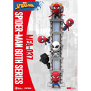 Beast Kingdom Mini Egg Attack Spider-Man 60th Anniversary Series Bright Box Set 6 in the Assortment Figurine