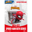 Beast Kingdom Mini Egg Attack Spider-Man 60th Anniversary Series Bright Box Set 6 in the Assortment Figurine