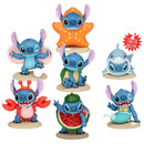 Beast Kingdom Mini Egg Attack Stitch Summer Dress Up Series Blind Box Set 6 in the Assortment Figurine
