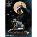 Beast Kingdom Master Craft The Nightmare Before Christmas Jack Skellington & Zero Figurine