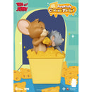 Beast Kingdom Piggy Bank Small Tom and Jerry Vinyl Functional Figurine Jerry & Tuffy Cheese Party! Figurine