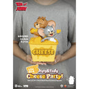 Beast Kingdom Piggy Bank Small Tom and Jerry Vinyl Functional Figurine Jerry & Tuffy Cheese Party! Figurine