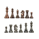 Kasparov Chess Set Grandmaster Silver & Bronze Game