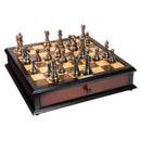 Kasparov Chess Set Grandmaster Silver & Bronze Game