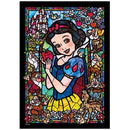 Tenyo Puzzle Disney Snow White and the Seven Dwarfs Stained Glass Puzzle 266 pieces
