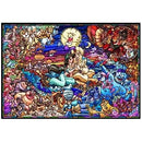 Tenyo Puzzle Disney Aladdin Story Stained Glass Puzzle 1,000 pieces