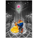 Tenyo Puzzle Disney Beauty & the Beast Magic of Love Frost Art Puzzle 500 pieces