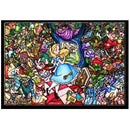 Tenyo Puzzle Disney Alice in Wonderland Stained Glass Puzzle 500 pieces