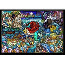 Tenyo Puzzle Disney the Little Mermaid Story Stained Glass Puzzle 500 pieces