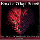 Battle Map Board Grid and Hex Game