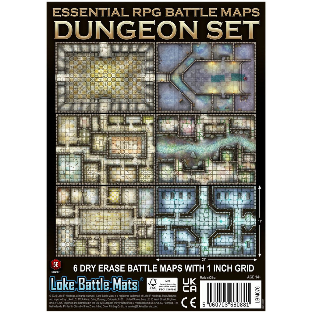 Essential RPG Battle Maps Dungeon Set – SuperOffice