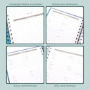Game Master's Quest Journal - Heroic Blue Game