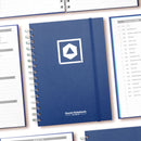 D&D Character Quest Notebook - Heroic Blue Dungeons & Dragons Game