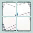 D&D Character Quest Notebook - Heroic Blue Dungeons & Dragons Game