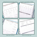 D&D Character Quest Notebook - Heroic Blue Dungeons & Dragons Game