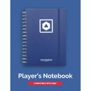 D&D Character Quest Notebook - Heroic Blue Dungeons & Dragons Game