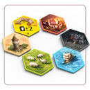 Castles of Burgundy Special Edition Upgraded Hex Acrilic