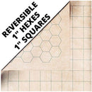 Reversible Megamat  1 Squares & 1 Hexes 34.5x48 Inches