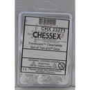 Chessex D10 Dice Translucent Polyhedral Purple/white d10