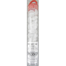 Gaming Stones White Catseye Glass Stones Qty 23-27 in 4" Tube