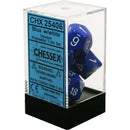 Chessex D7-Die Set  Opaque Polyhedral Blue/white 7-Die Set