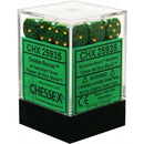 Chessex D6 Speckled 12mm d6 Golden Recon Dice Block 36 dice