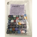 BULK D6 Dice Assorted Loose Speckled 16mm with Pips 50 Dice in Bag