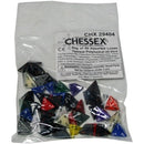 BULK D4 Dice Assorted Loose Opaque Polyhedral 50 Dice in Bag
