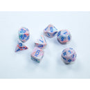 Chessex D7-Die Set Festive Mini-Polyhedral Pop Art/blue