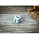 Chessex D3 Dice Opaque 16mm d3 d6 w/ 1-2-3 twice White /black