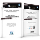 Paladin Premium Thaddeus Clear Sleeves - 130x195 mm 55 Sleeves Per Pack