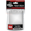 BCW Monster Deck Protectors Standard Matte White 50 Sleeves