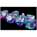 MDG Polyhedral Resin Dice Set - Blue Aurora