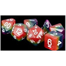 MDG Polyhedral Resin Dice Set - Rainbow