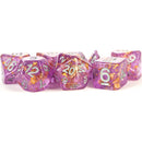 MDG Digital Resin Dice Set 16mm - Purple with Gold Foil