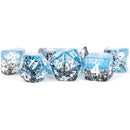 MDG Resin Dice Set 16mm - Particle Dice: Blue/Black