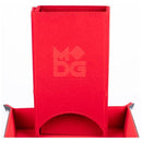 Fanroll By Metallic Dice Games MDG - Fold Up Velvet Dice Tower Red