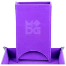 Fanroll By Metallic Dice Games MDG - Fold Up Velvet Dice Tower Purple