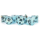 MDG Resin Flash Dice Set 16mm Polyhedral - Blue
