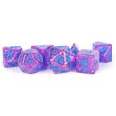MDG Resin Flash Dice Set 16mm Polyhedral - Purple