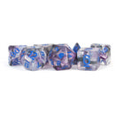 MDG Unicorn Resin Polyhedral Dice Set - Stellar Storm
