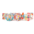 MDG Unicorn Resin Polyhedral Dice Set - Astral Swell