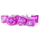 Fanroll By Metallic Dice Games MDG Acrylic 16mm Polyhedral Dice Set - Stardust Purple
