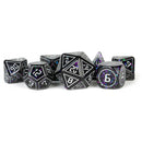 MDG Resin 16mm Polyhedral Dice Set - Framed Void