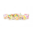 MDG Resin 16mm Polyhedral Dice Set - Fruit Dice